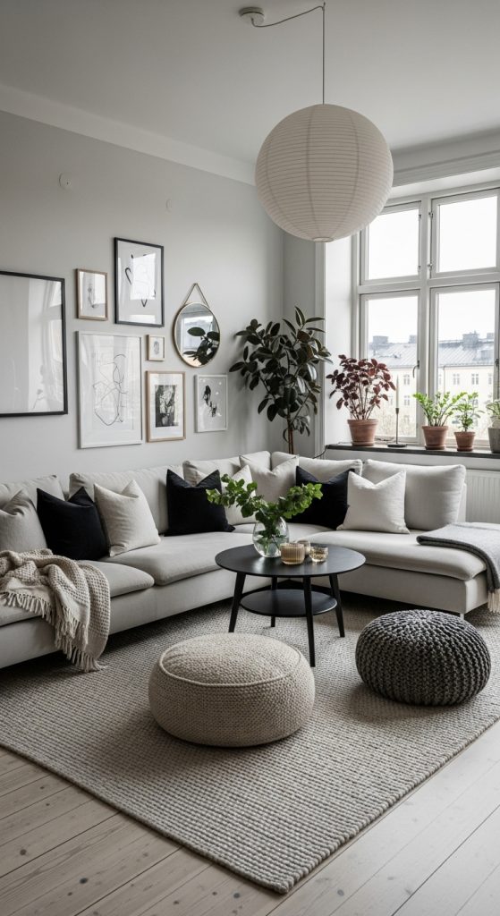 Hygge Scandinavian Living Room