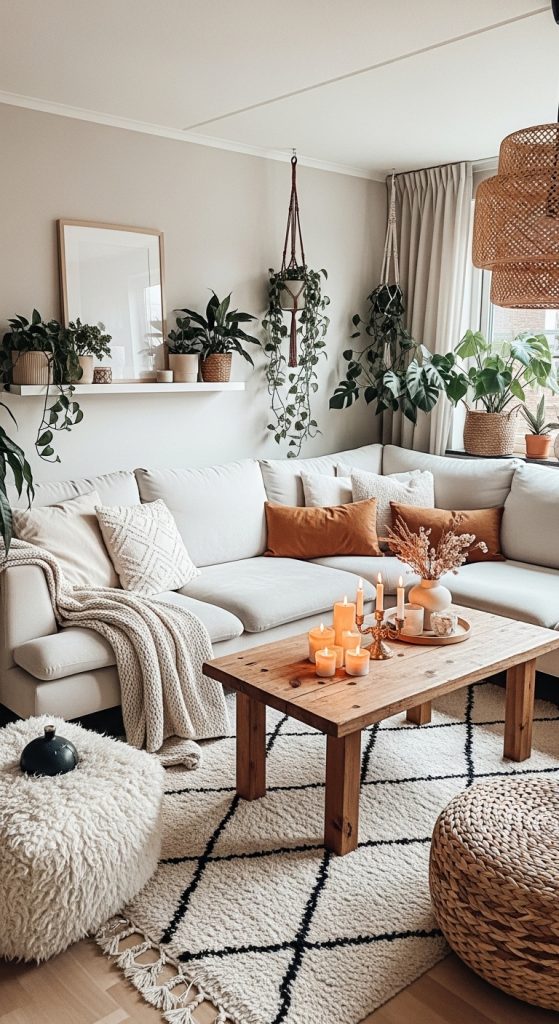 Hygge Scandinavian Living Room Idea