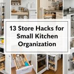 13 Store Hacks for Small Kitchen Organization