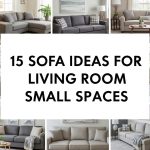 15 Sofa Ideas for Living Room Small Spaces