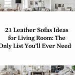 21 Leather Sofas Ideas for Living Room: The Only List You'll Ever Need