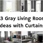 23 Gray Living Room Ideas with Curtains